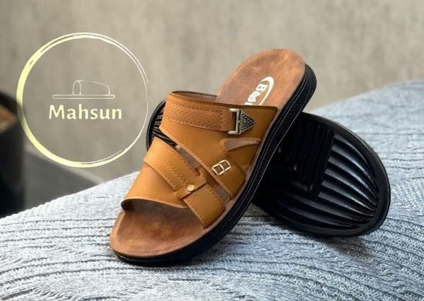 خرید دمپایی طبی چرم مردانه