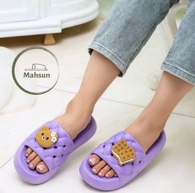 دمپایی زنانه مدل ژینا استیکر (EVA SOFT)