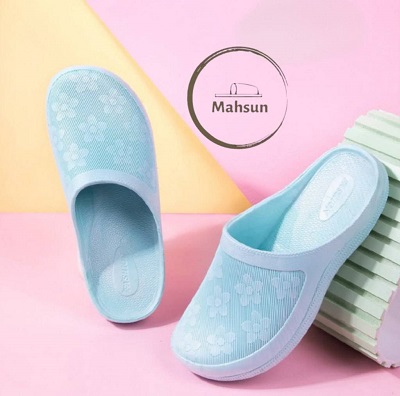 دمپایی جلو بسته زنانه مدل شکوفه (Air blowing)